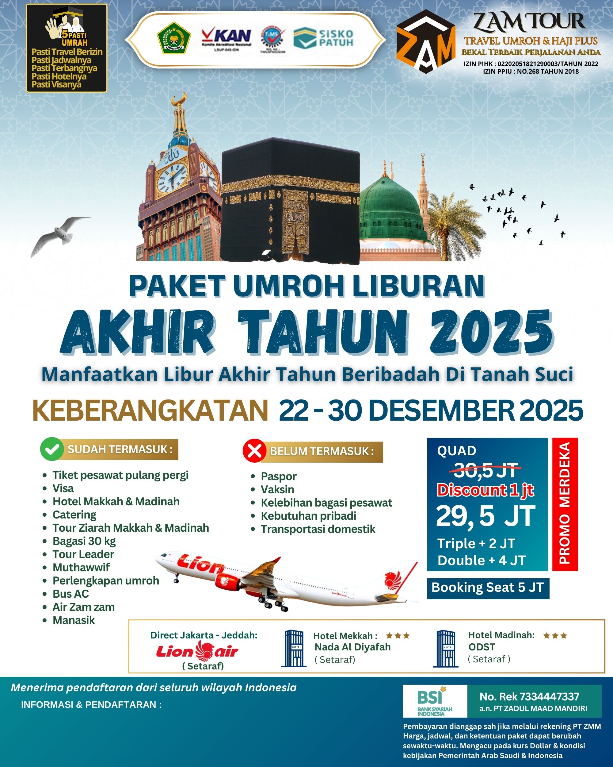Umroh Libur Akhir Tahun 2025